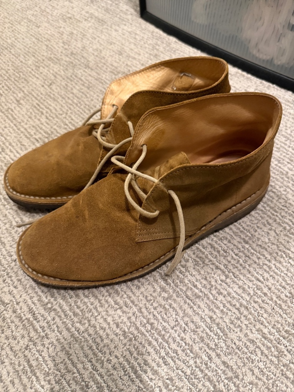 Todd Snyder Suede Desert Boot, Tan, Men's 9 (fits 9.5)